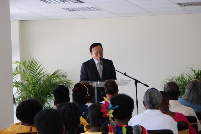 Taiwan Ambassador hails Nevis as a beacon in fight for gender equality