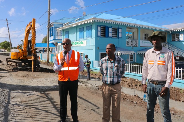 Roadwork underway at Chapel Street will bring relief to motorists and businesses, says Public Works Minister