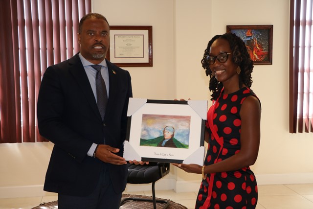 Painting depicting Alexander Hamilton donated to Nevis Museum
