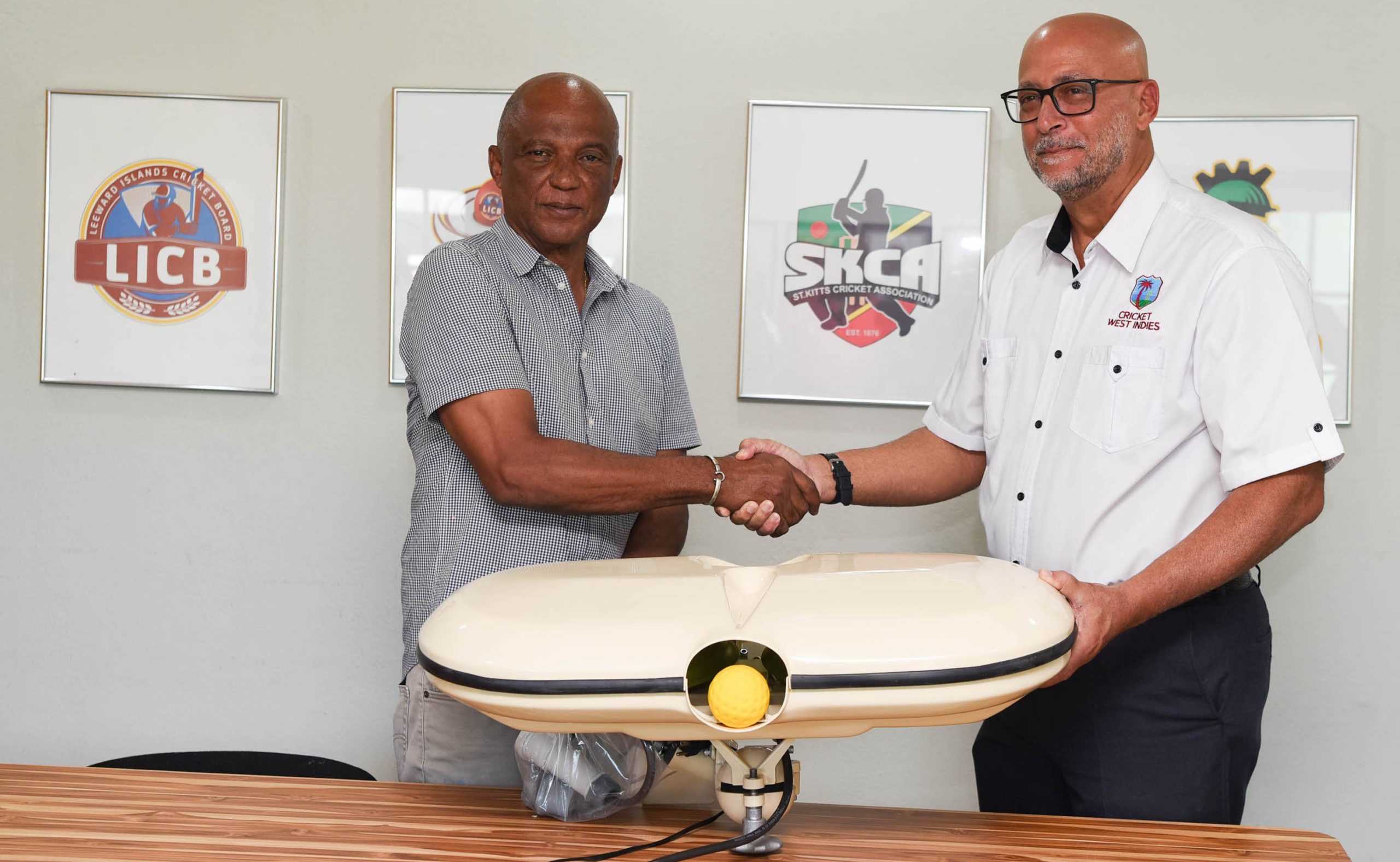 St Kitts Cricket Association Receives Advanced Bowling Machines