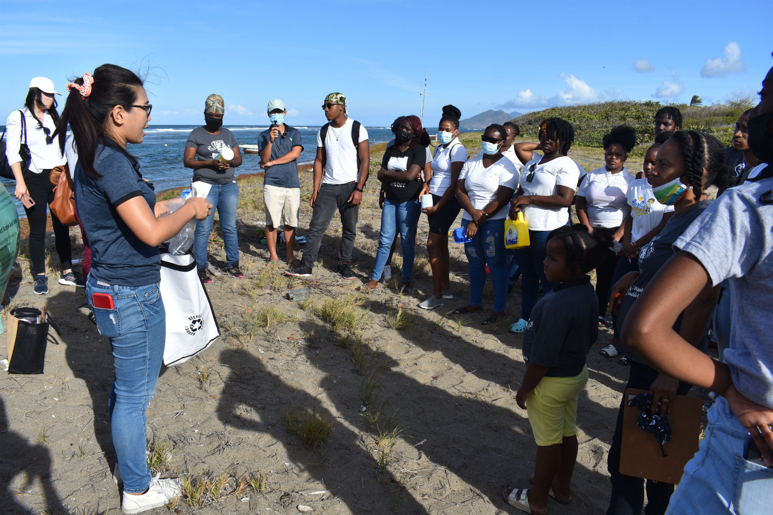 Waste recycling promotions continue both on St. Kitts and on Nevis