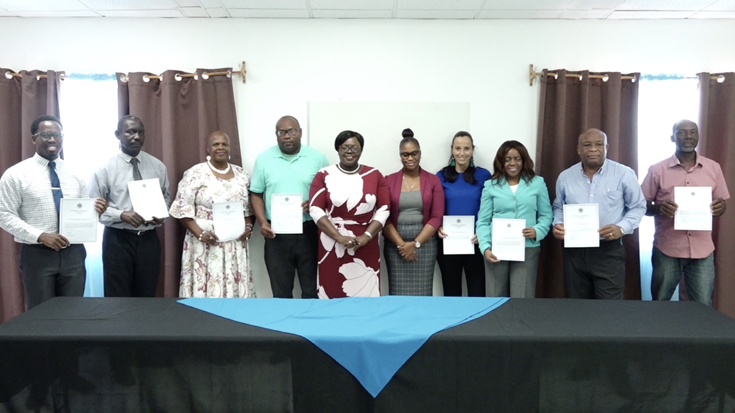 Eight installed on Advisory Board for Nevis Boys’ Mentorship Programme