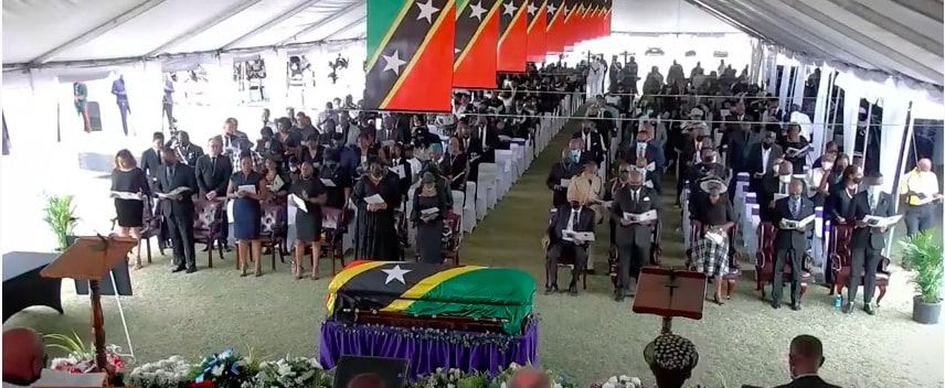 Former Premier of Nevis H.E. Vance W. Amory laid to rest
