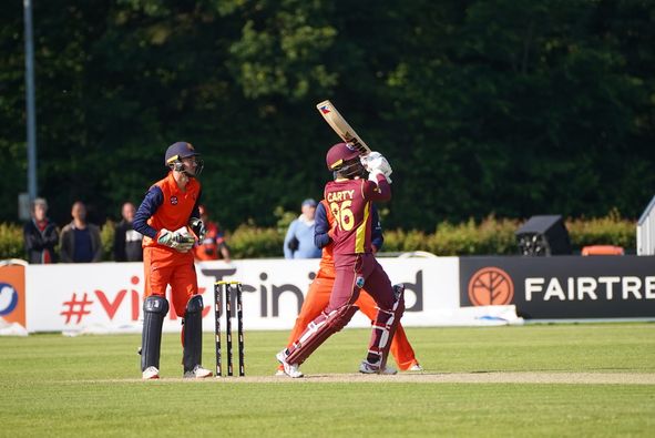Cool Keacy Helps Windies Over the Line