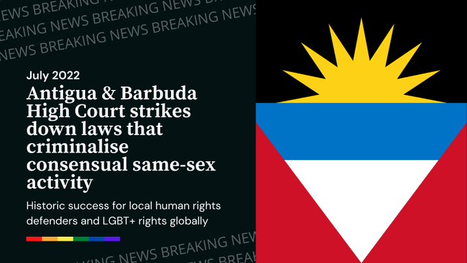 Colonial-era Antigua and Barbuda sodomy law struck down