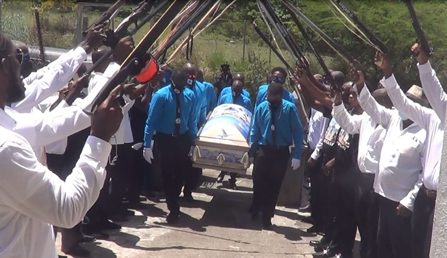 Trevy Gets Gun Salute