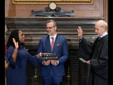 Jackson sworn in, becomes first black woman on Supreme Court
