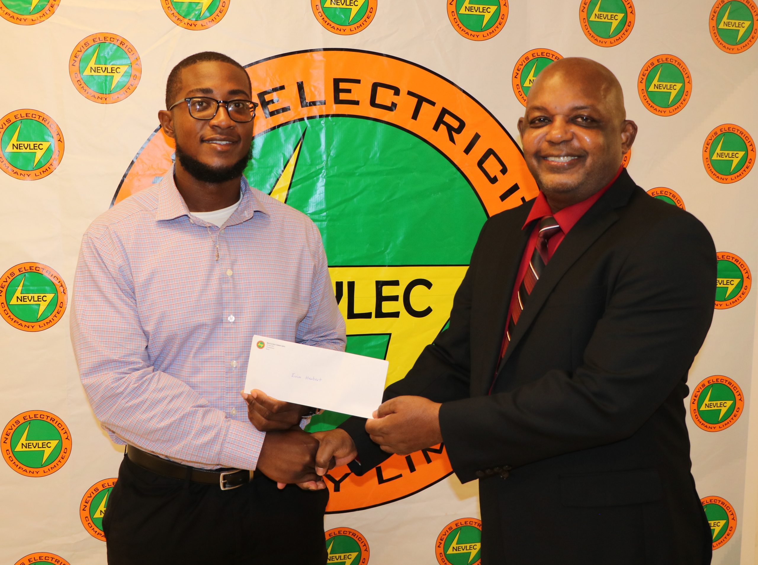 NEVLEC awards Mr. Erim Herbert the 2022 Cedric A. Armbrister Scholarship