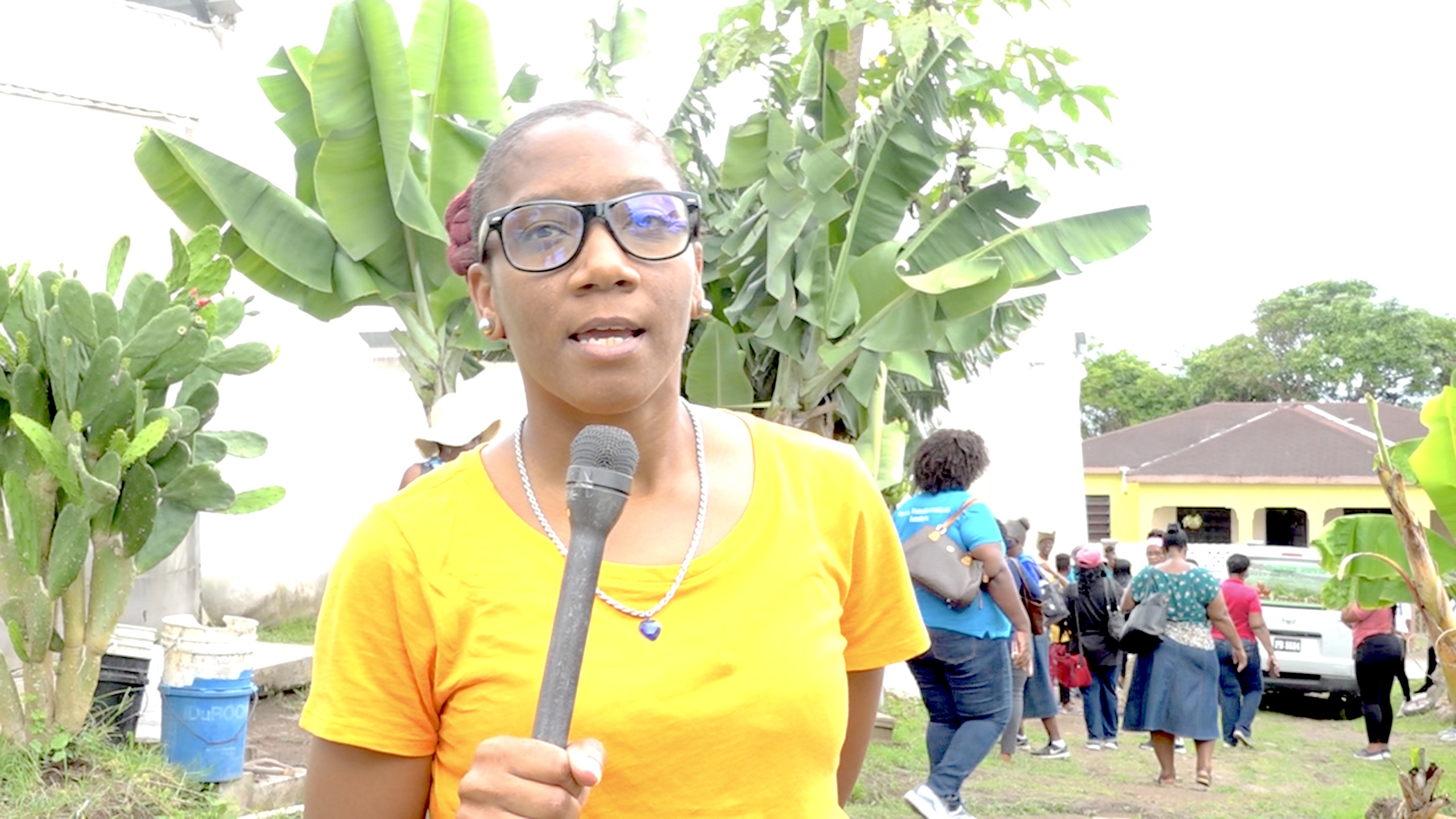 Participants in Agri-preneur Conference for Women and Girls on Nevis call experience pleasing