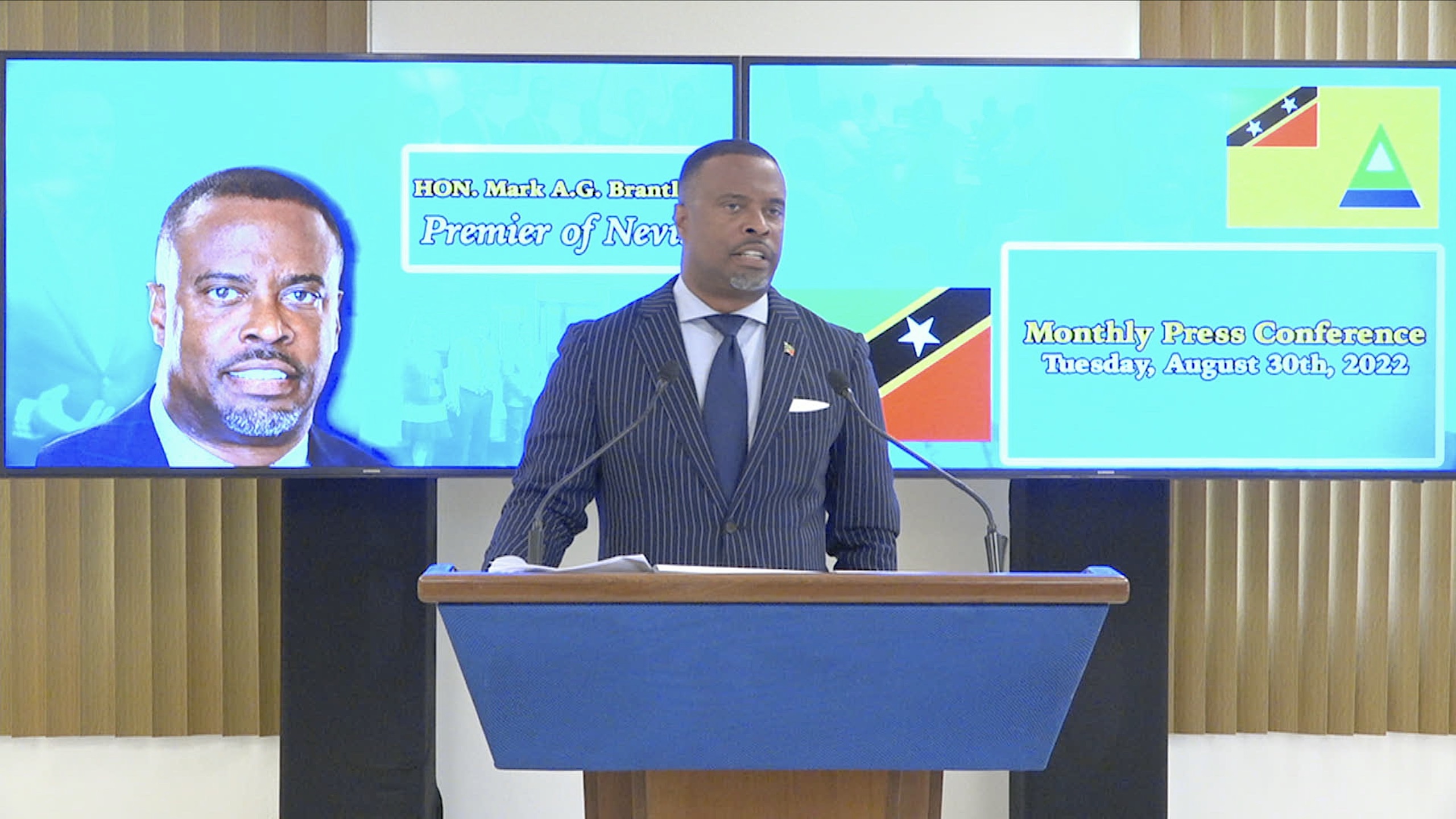 Domestic electricity users on Nevis can expect zero fuel surcharge; lower rates for commercial users as of September 2022, Premier Brantley says