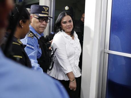 Ex-Honduras first lady sentenced to prison for embezzlement