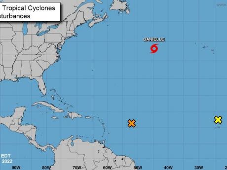 Tropical Storm Danielle forms in the Atlantic