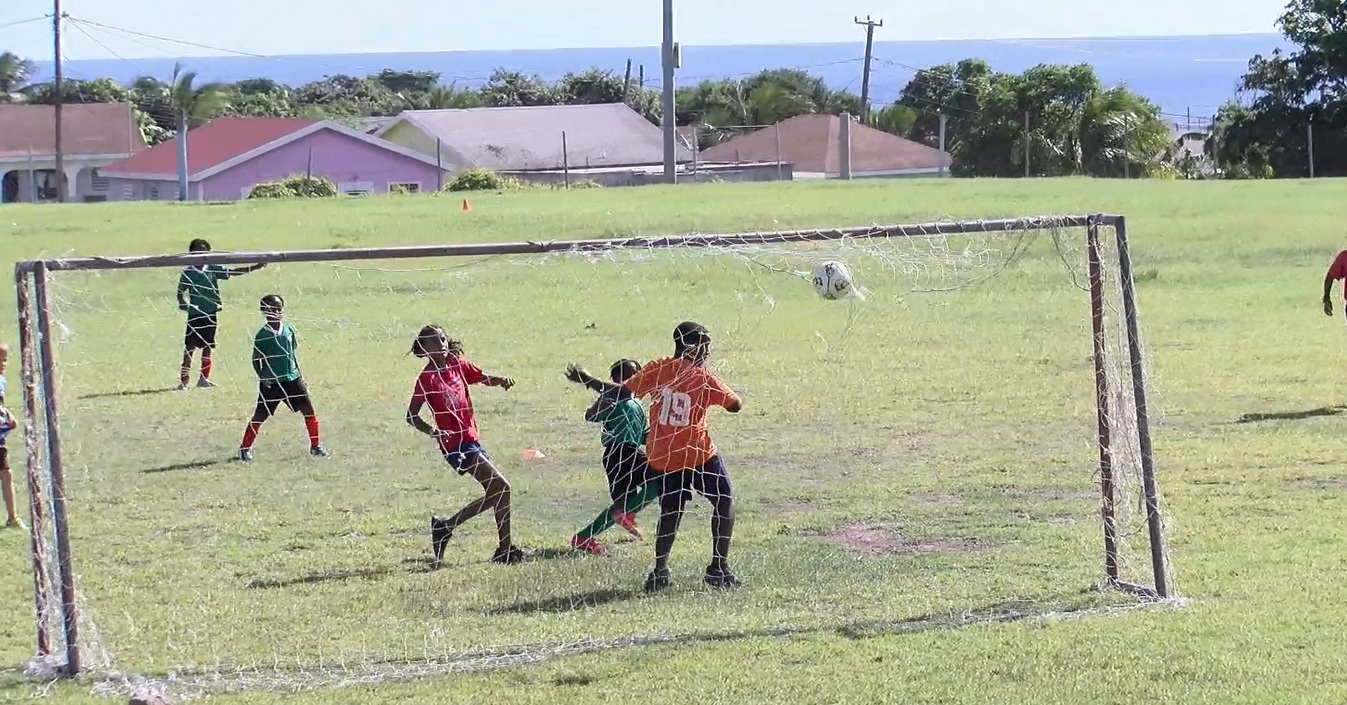 Football :  Nevis Academy and Montessori in Tight Game