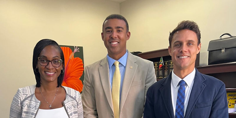 Government Officials meet with the CDB for Geothermal Support