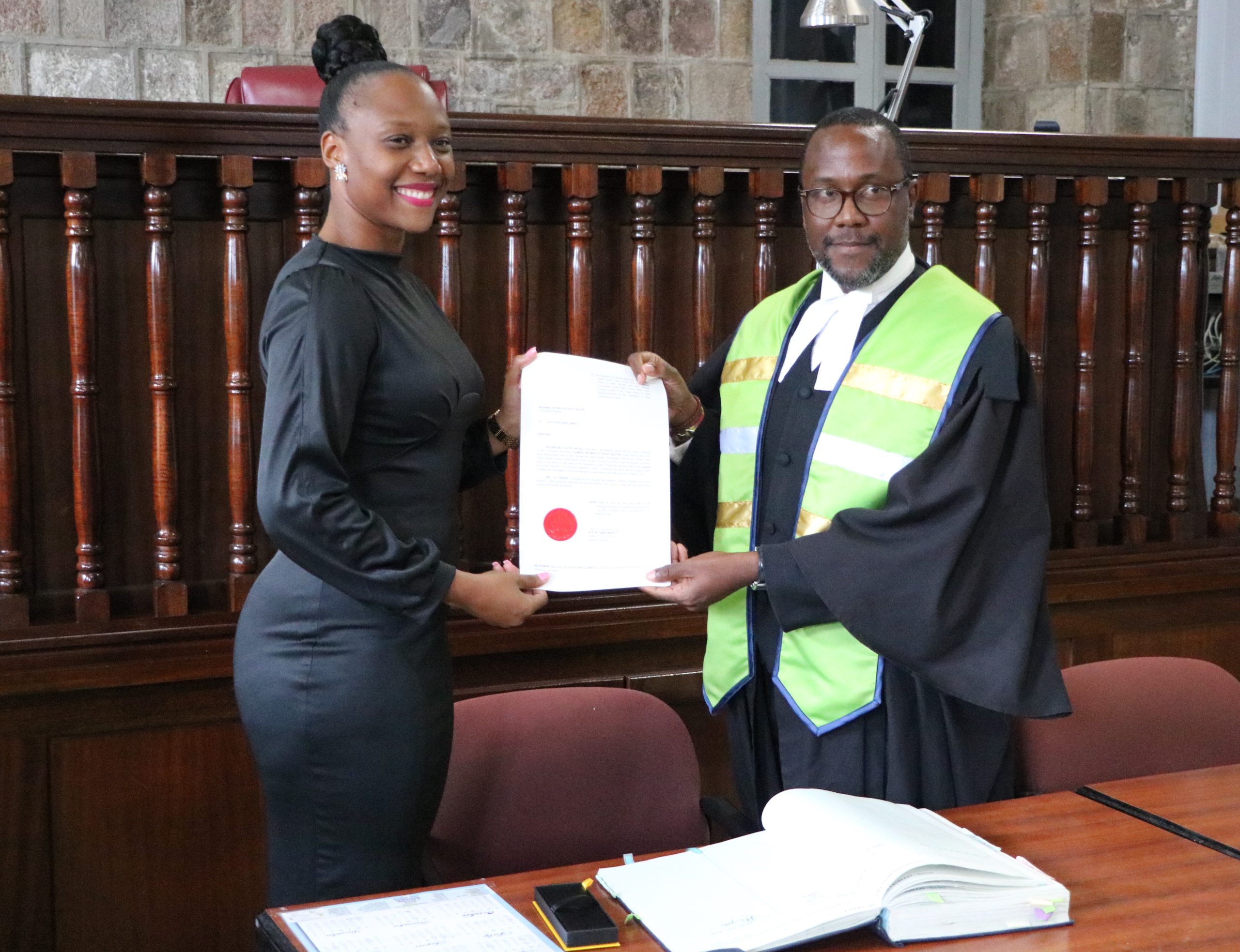 Latoya B. Jones sworn in as Opposition Senator in the National Assembly of St. Kitts and Nevis