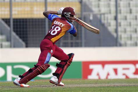 Cricket : Keacy Carty Cracks Century in Leewards Win