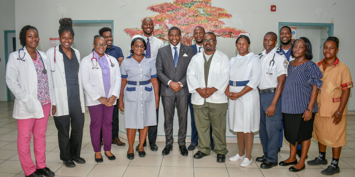 Prime Minister Dr Drew Pleased with Improvement in The Delivery of Healthcare at The Pogson Medical Center