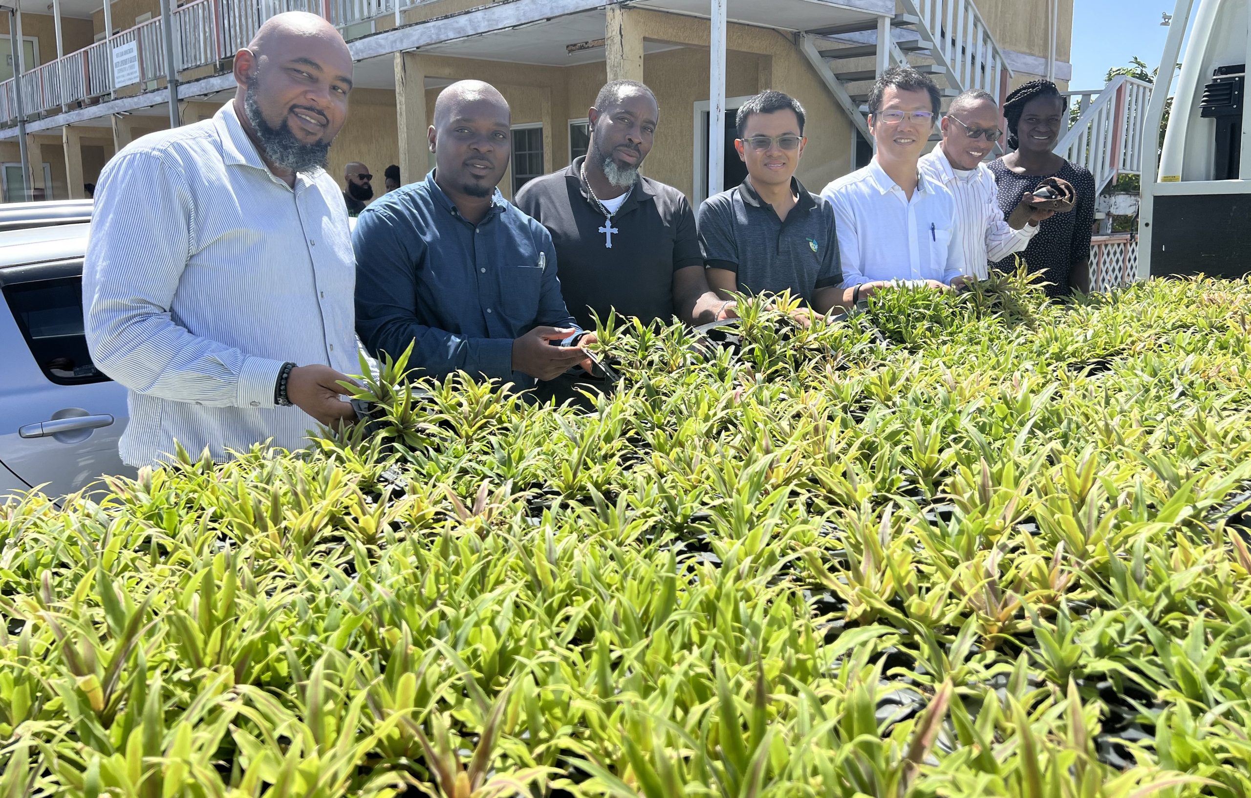 New Head of Taiwan Technical Mission in SKN visits Nevis, brings gift