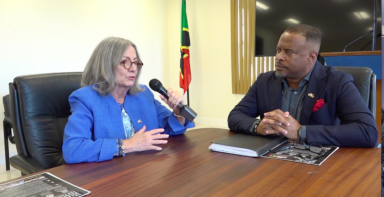 Premier Brantley receives courtesy call from US Ambassador H.E. Taglialatela