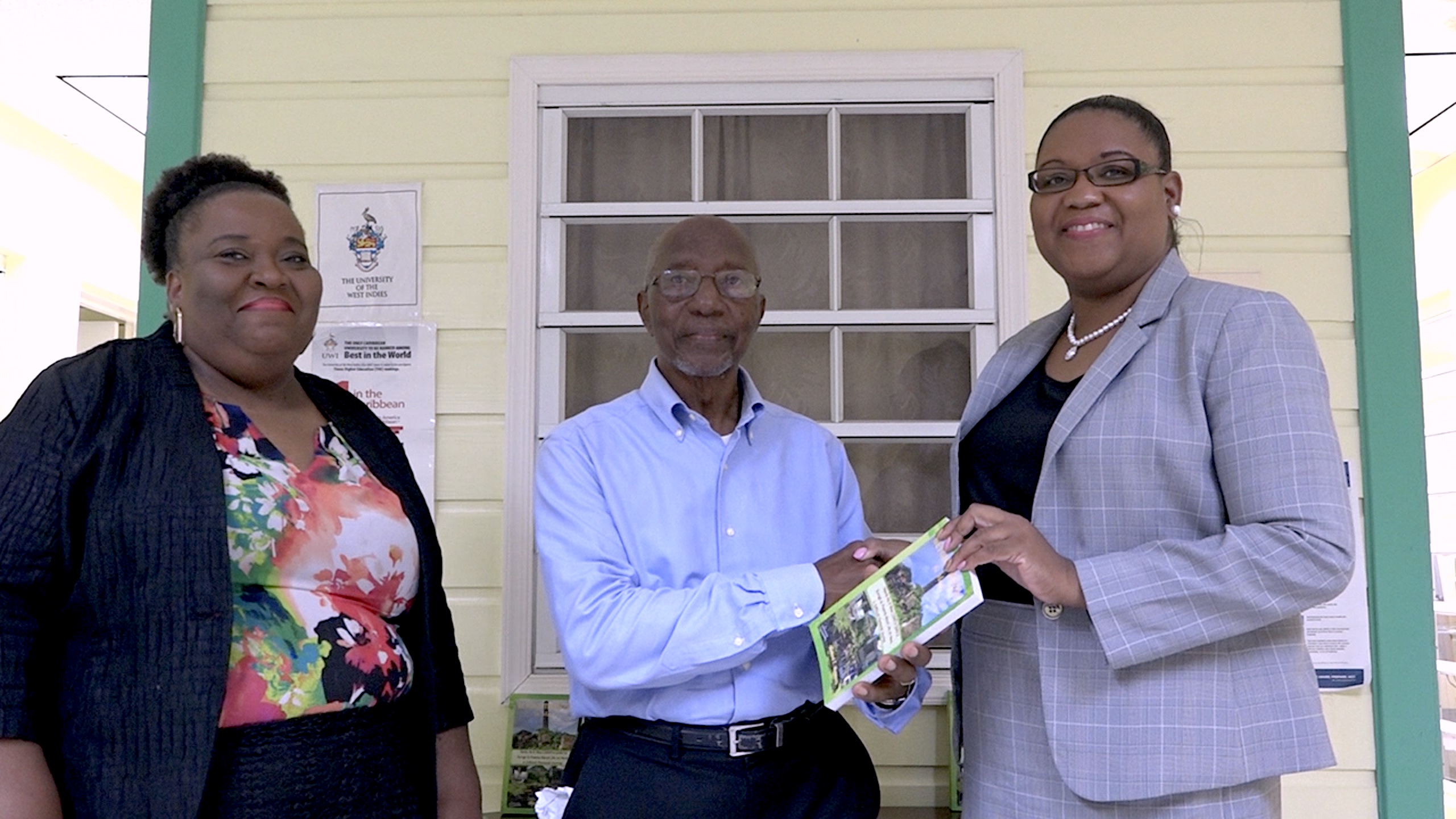Local author donates copies of his book to primary, secondary students in effort to pass on Nevis’ history