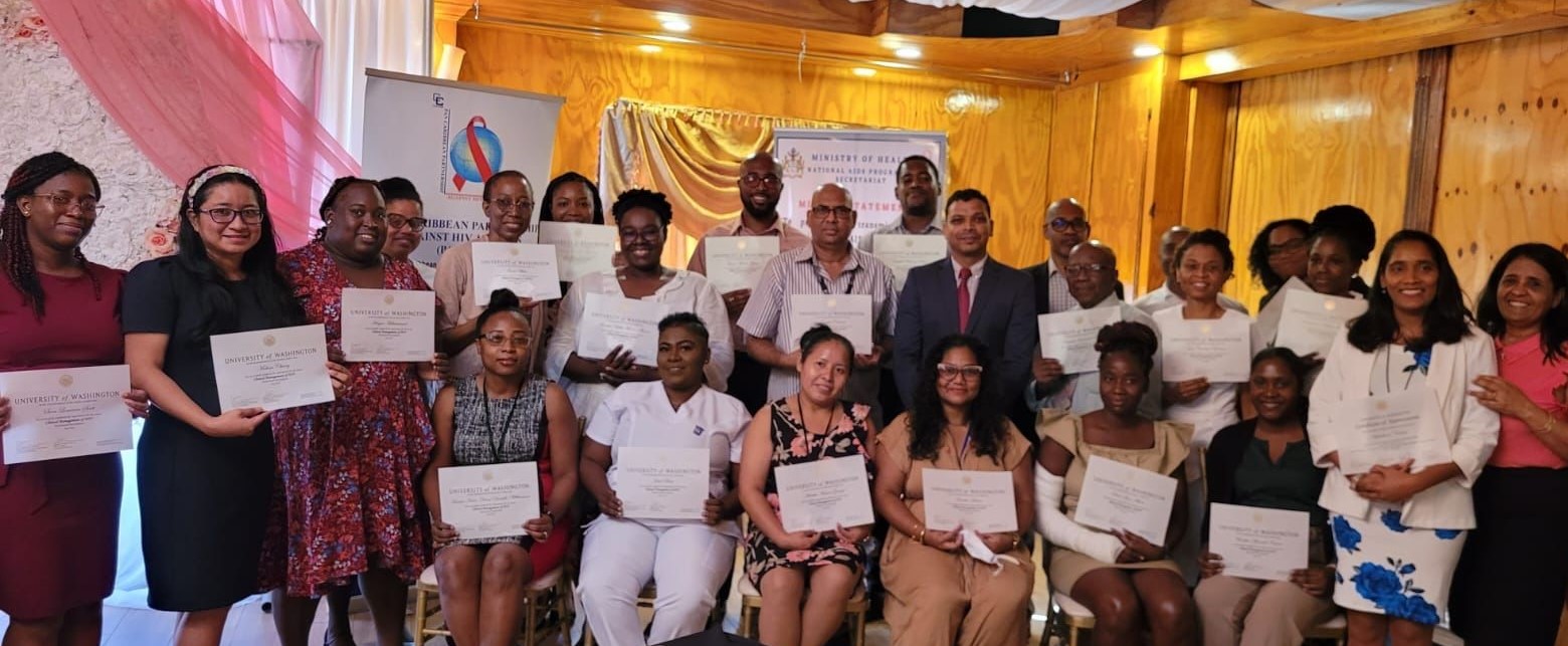 Thirty-Three Programme Planners and Health Care Service Providers Graduate from Clinical Management of HIV Programme.
