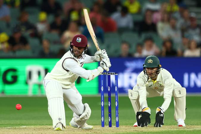 Chanderpaul Lays Down a Marker as West Indies Battle