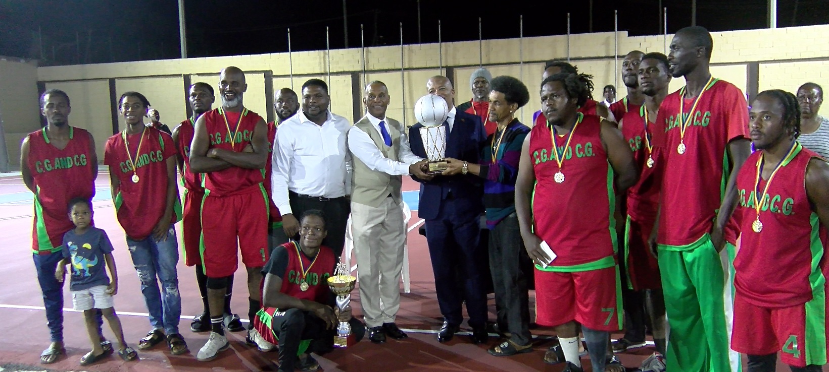 CG & CG -Basketball Champions on Nevis