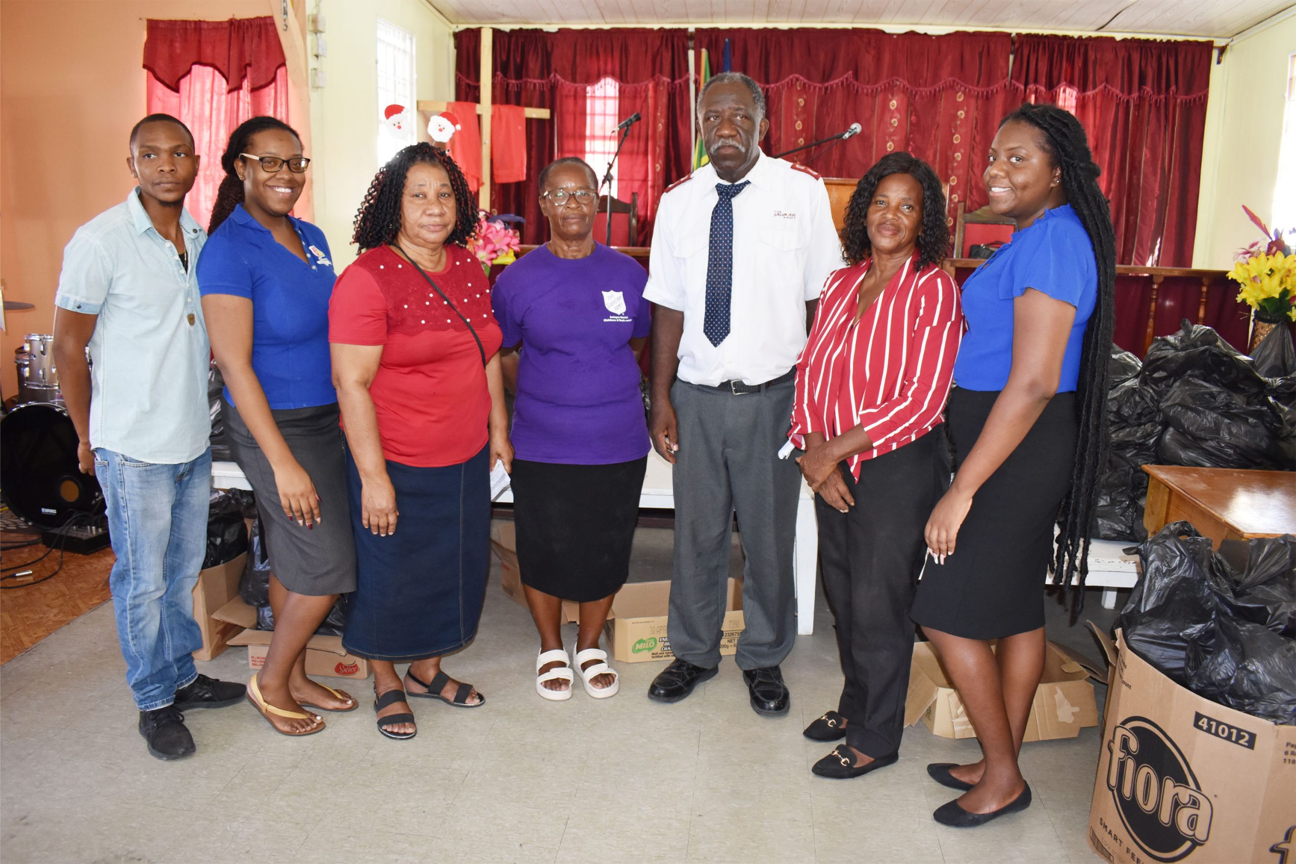 Be champions of hope: Salvation Army Church distributes food hampers