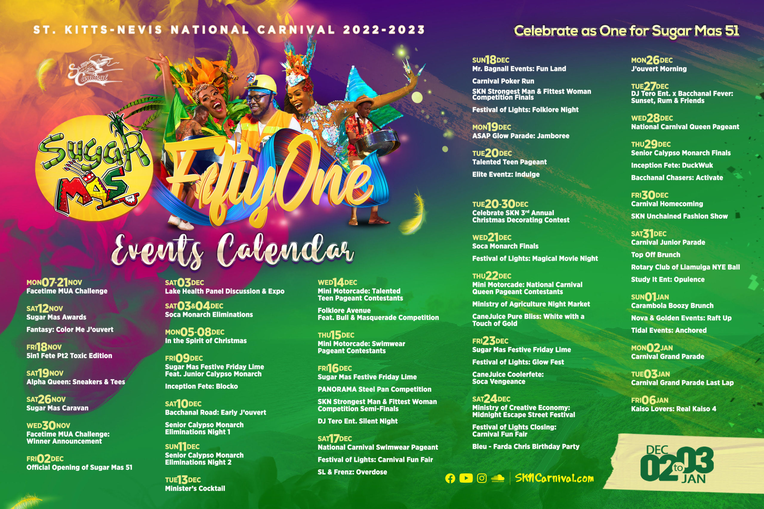 Remaining Carnival Shows Moved to Warner Park Cricket Stadium