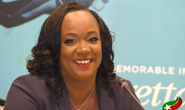 The Official Dubai Address of The Honourable Minister of Tourism, Civil Aviation and Urban Development  Marsha Henderson
