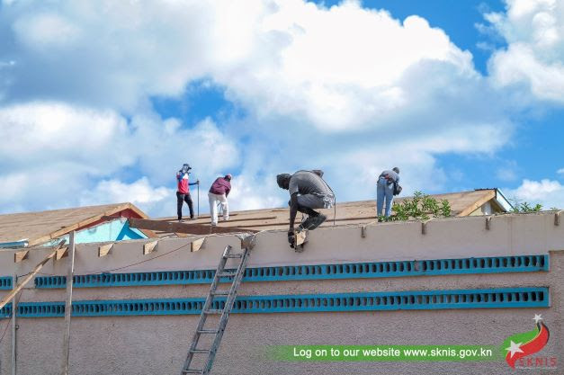 Phase One of Work on The New Basseterre High School Is Ongoing; School to Be Rebuilt on The Existing Site