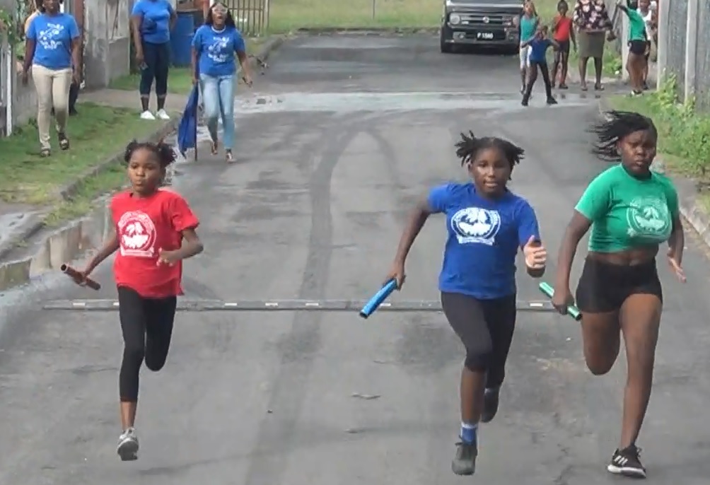 Athletics Red House and Blue House Take Honours in CPS Grades 5 And 6 Road Relay