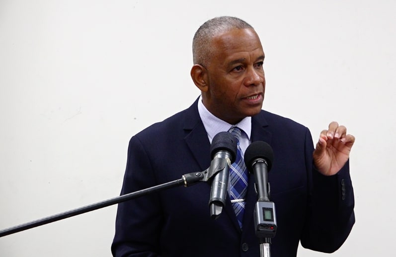 Deputy Premier urges police officers on Nevis to work closely with the community to solve crime