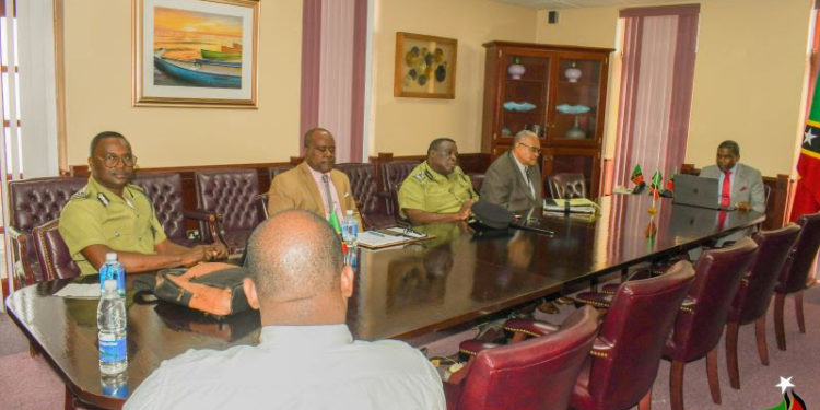 Prime Minister Dr Drew Meets with Top National Security Officials