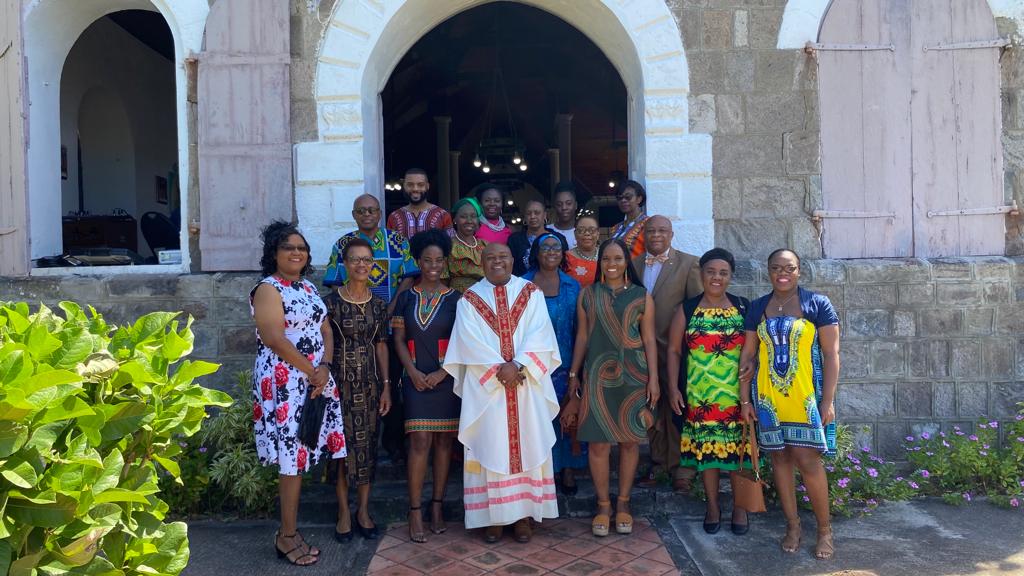 The UWI Staff, Students and Alumni Worship at St. Paul’s Anglican Church, Charlestown, Nevis