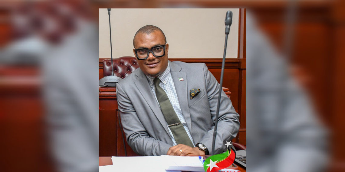 The introduction and debate on the Anti-Corruption Bill, 2023, in the Federal Parliament in St.  Deputy Prime Minister and Member of Parliament (MP) for St. Christopher #1, the Honourable Dr. Geoffrey Hanley.