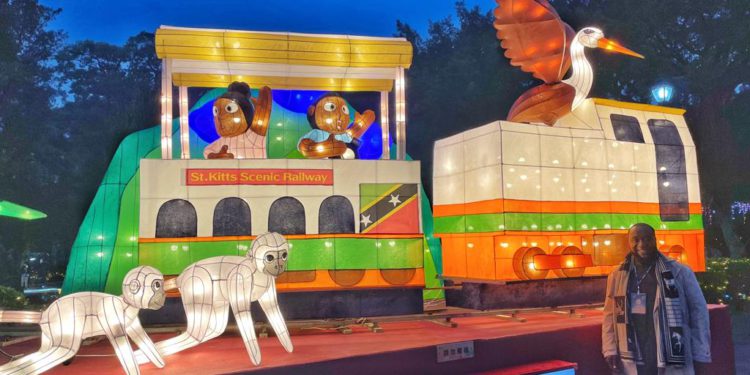 St. Kitts and Nevis’ Lantern Illuminates the night at the 2023 Taiwan Lantern Festival