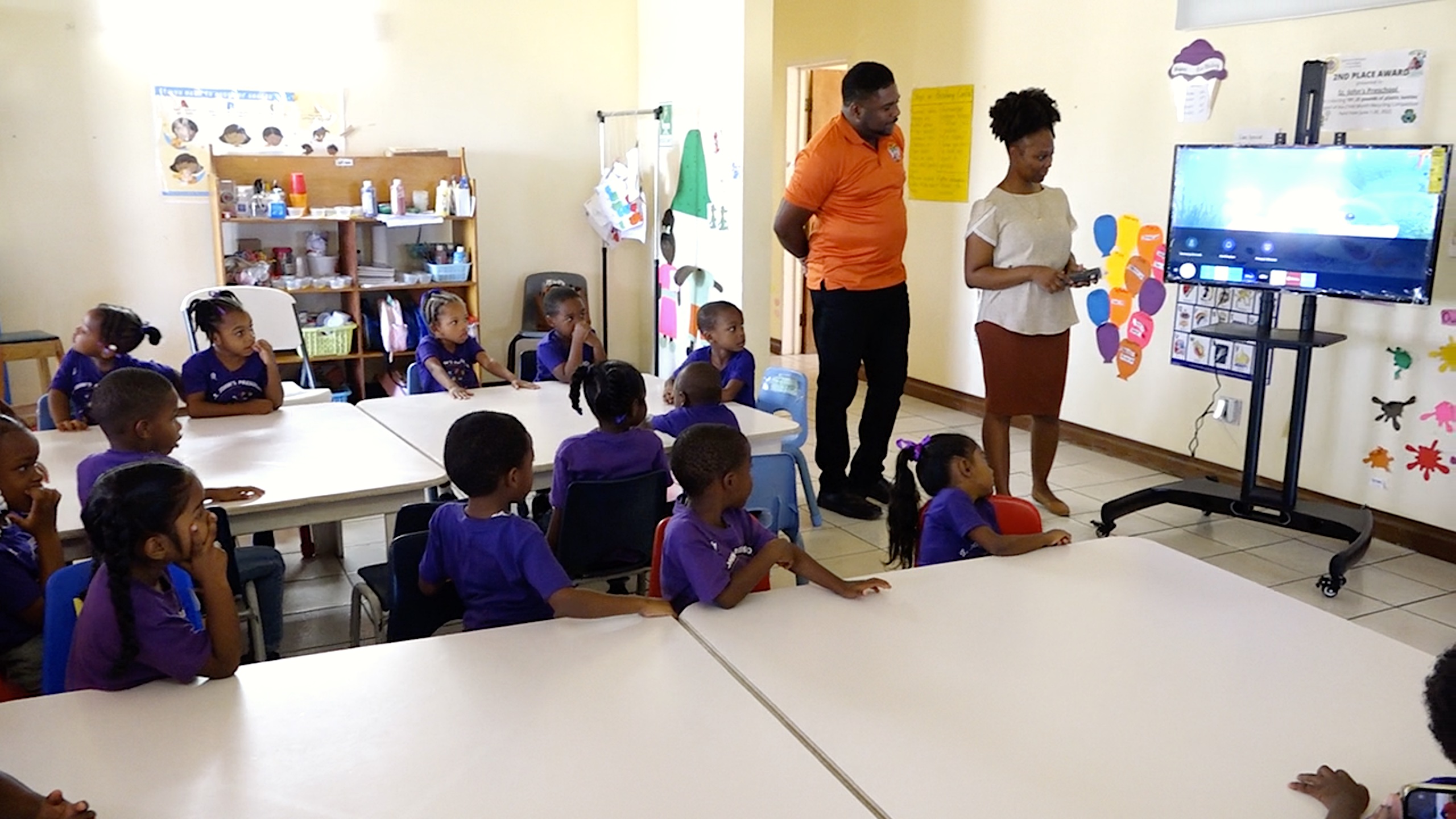 Nevis’ government-owned preschools get learning tools to better integrate technology in classrooms