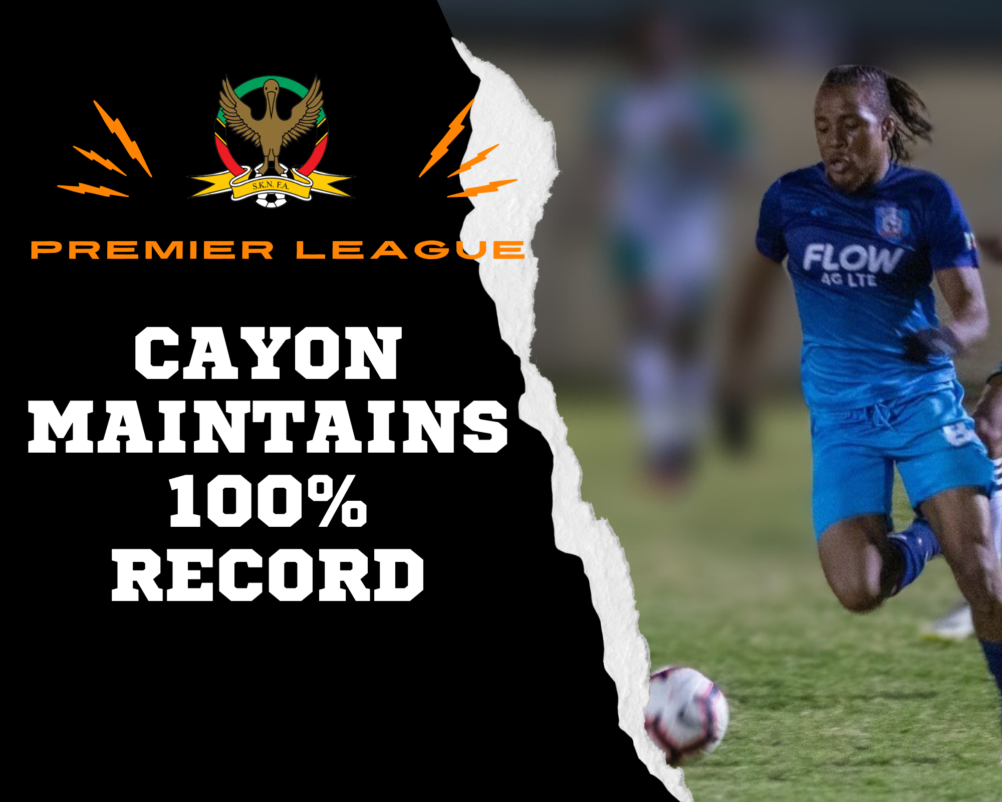 Football : Cayon Still Perfect, St. Paul’s Batters Security Forces 6-0