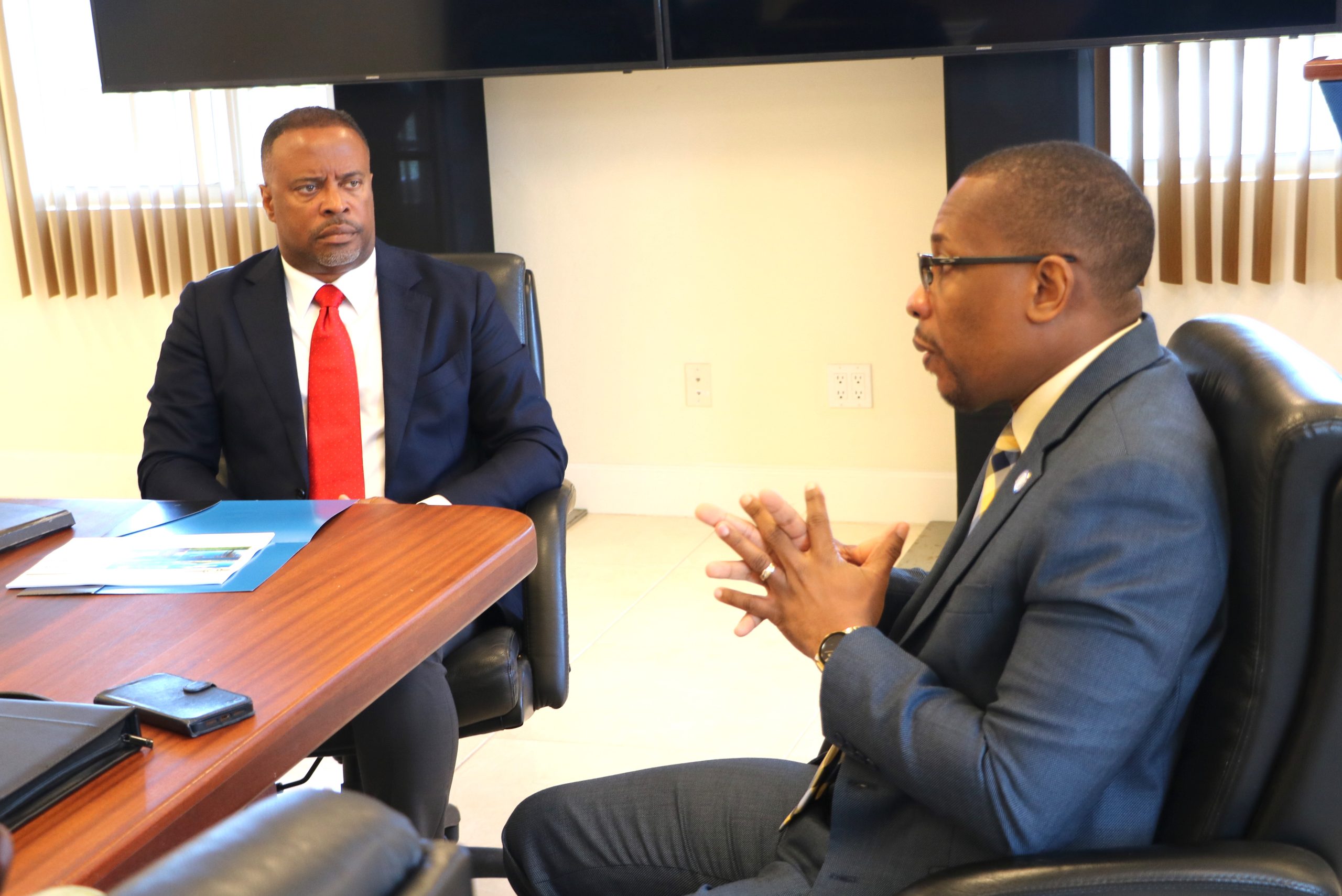 Nevis Premier meets with ECCB Governor, delegation as part of the Central Bank’s Outreach Mission to St. Kitts and Nevis