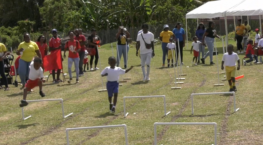 Athletics :  House Dominates at Gingerland Pre School Sports Meet