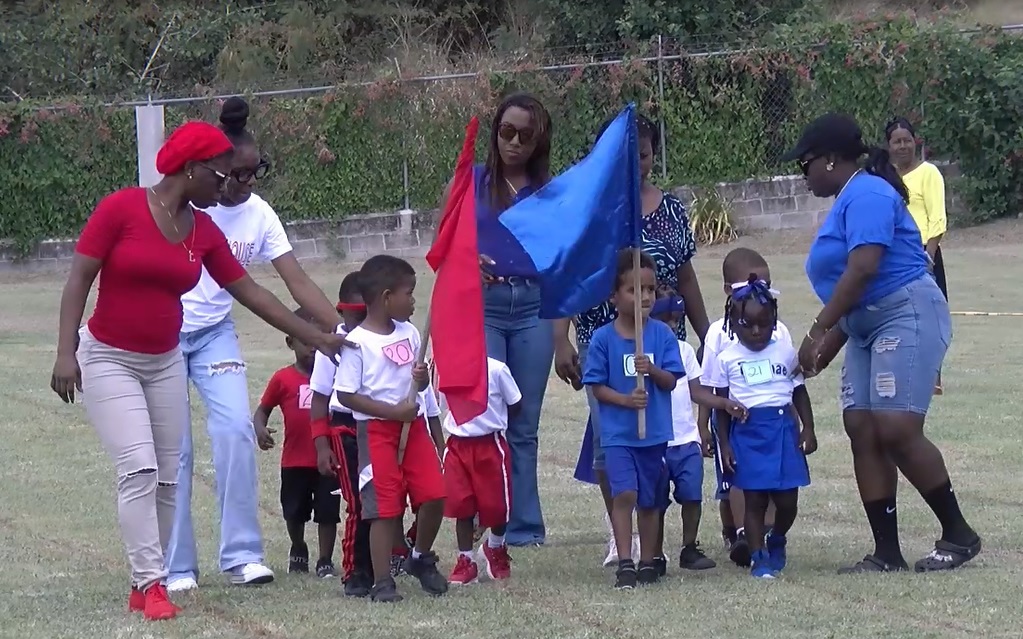 Athletics :  Blue Stays True at Naomi’s Pre School