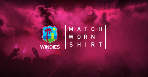Cricket West Indies and Matchwornshirt Launch New West Indies Signed Shirt Auction Partnership
