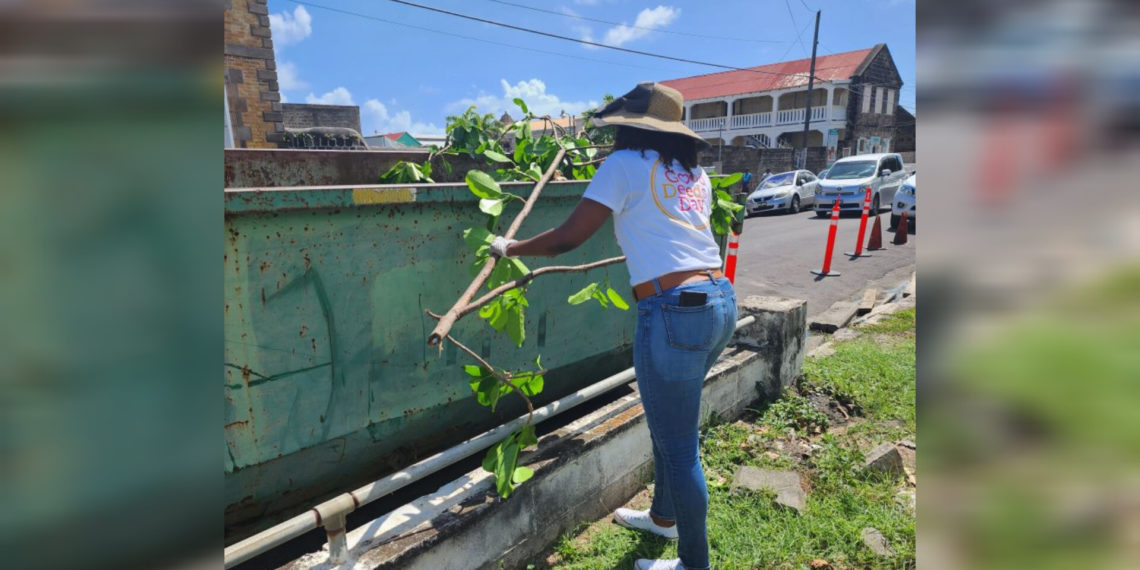 Ministry Of Sustainable Development Spearheads Clean-Up and Landscaping in Independence Square