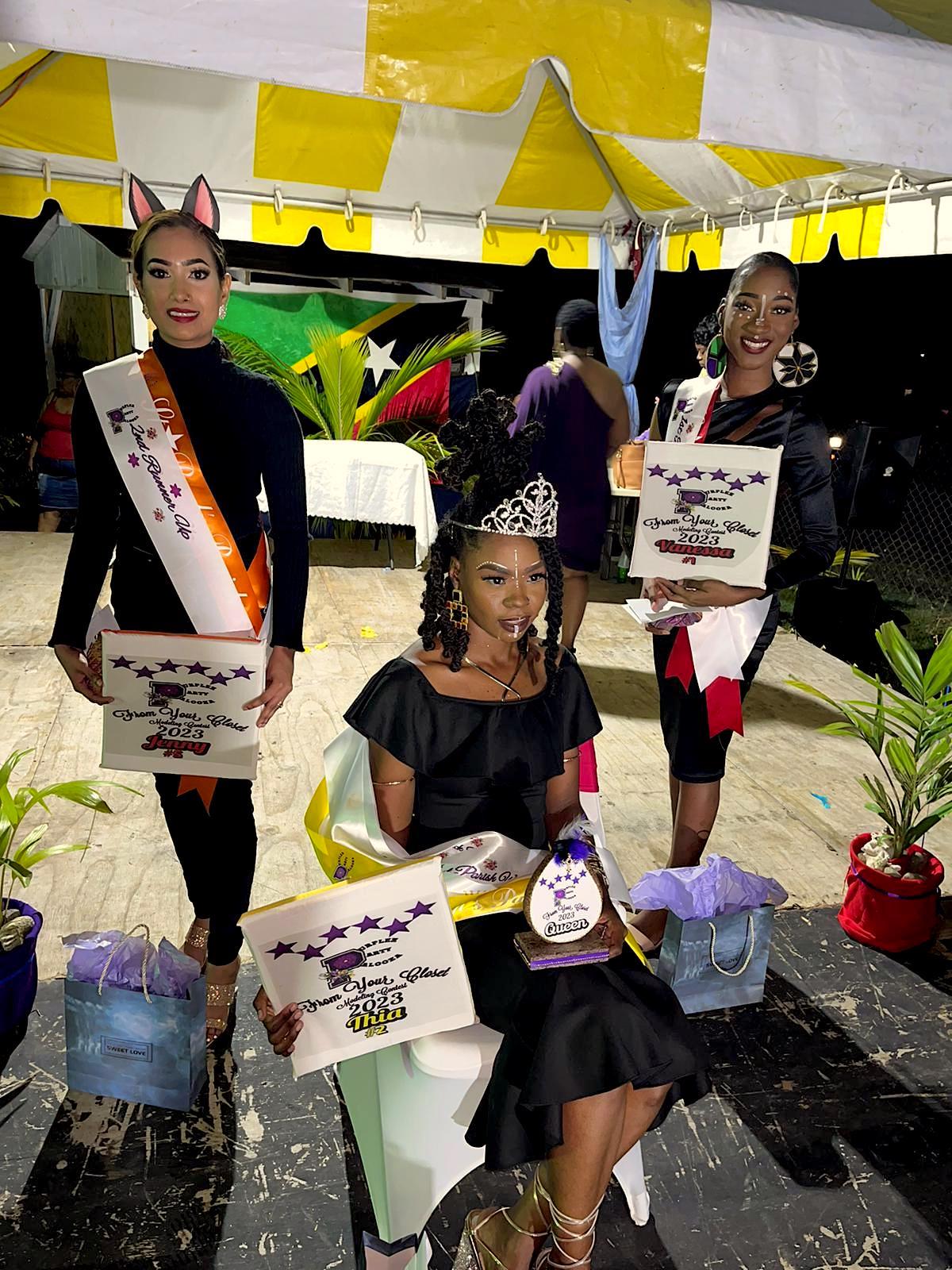 Ms. Thia Claxton of St. John’s Parish wins first From Your Closet Modeling and Parish Contest; promoter happy