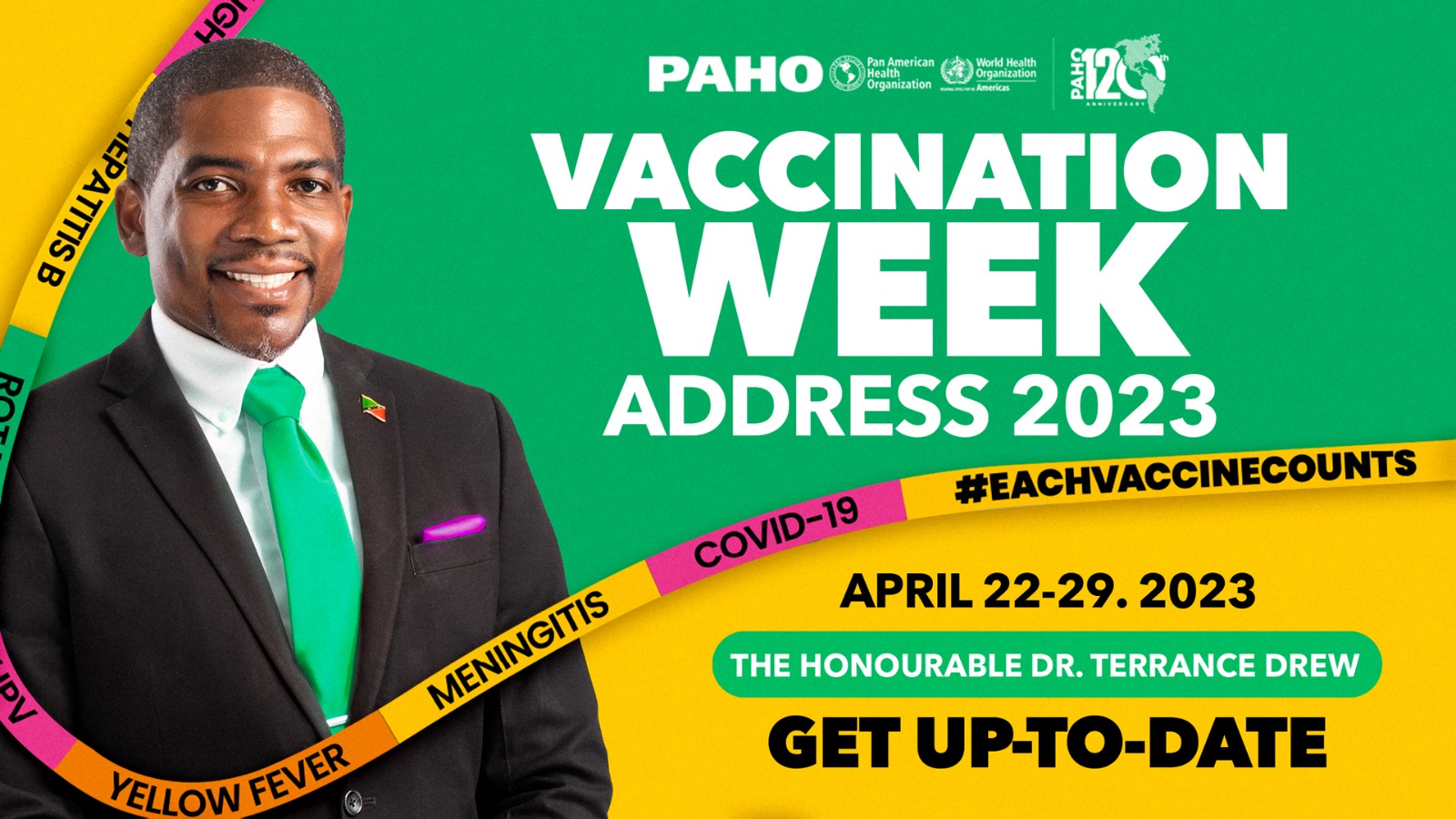 Vaccination Week Address by Saint Kitts and Nevis Prime Minister and Minister of Health