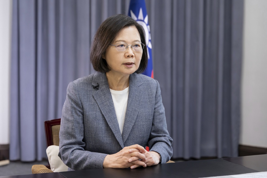 Taiwan’s Tsai says China not being ‘responsible’ with drills