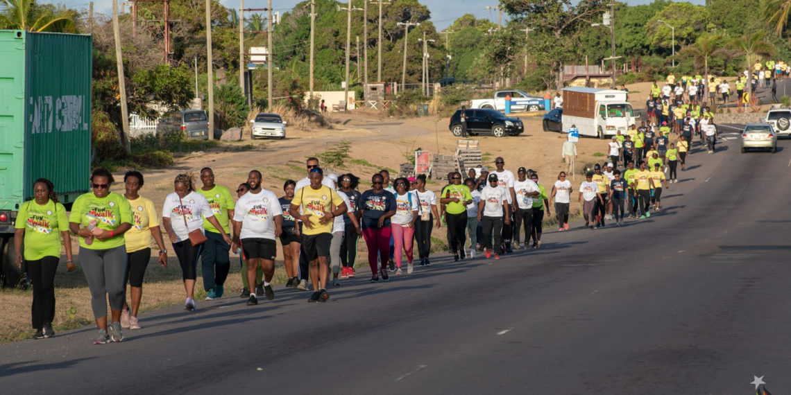 OECS Fun Walk Successfully Hosted in St Kitts and Nevis