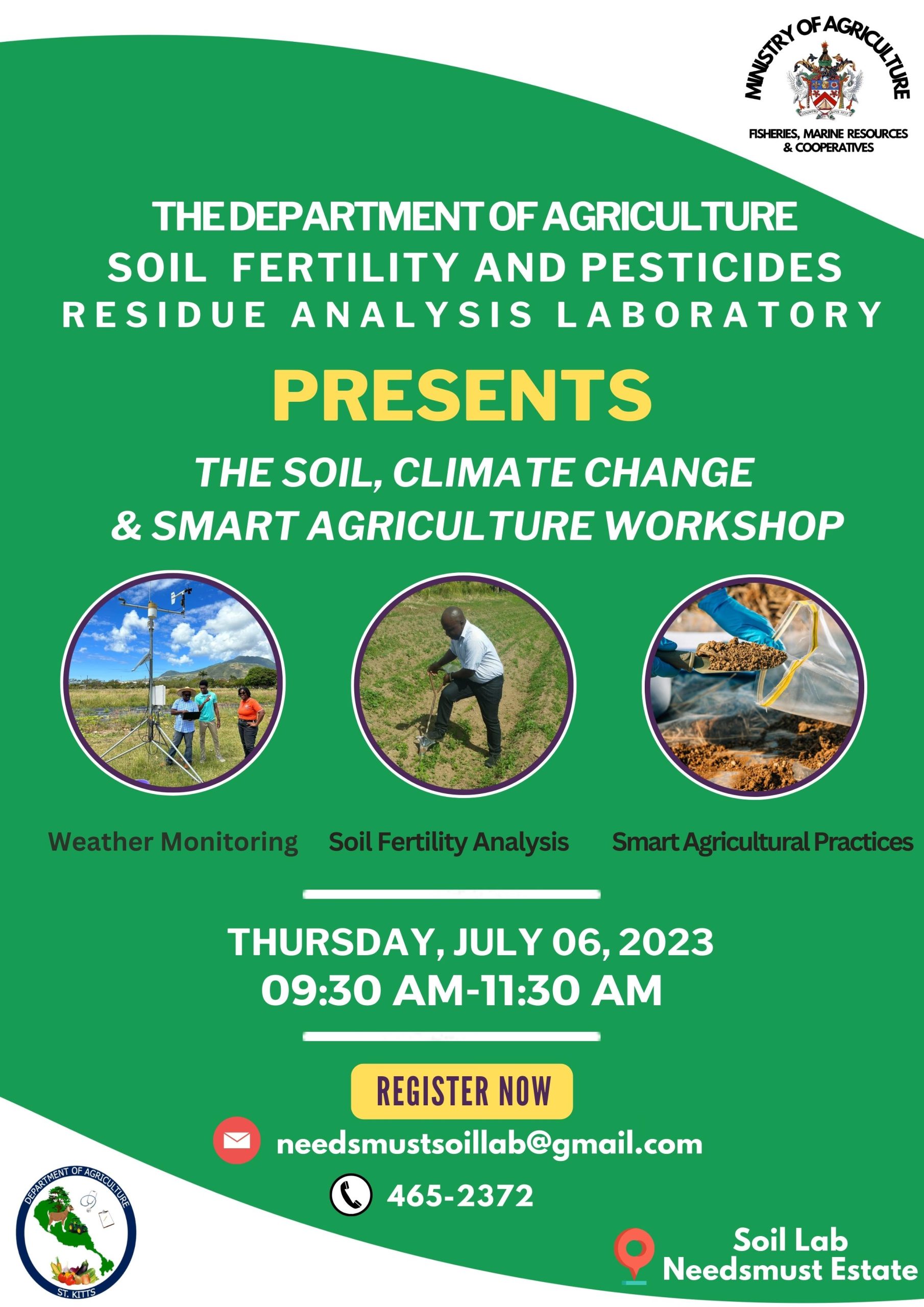 Farmers Invited to Soil, Climate Change & Smart Agriculture Workshop