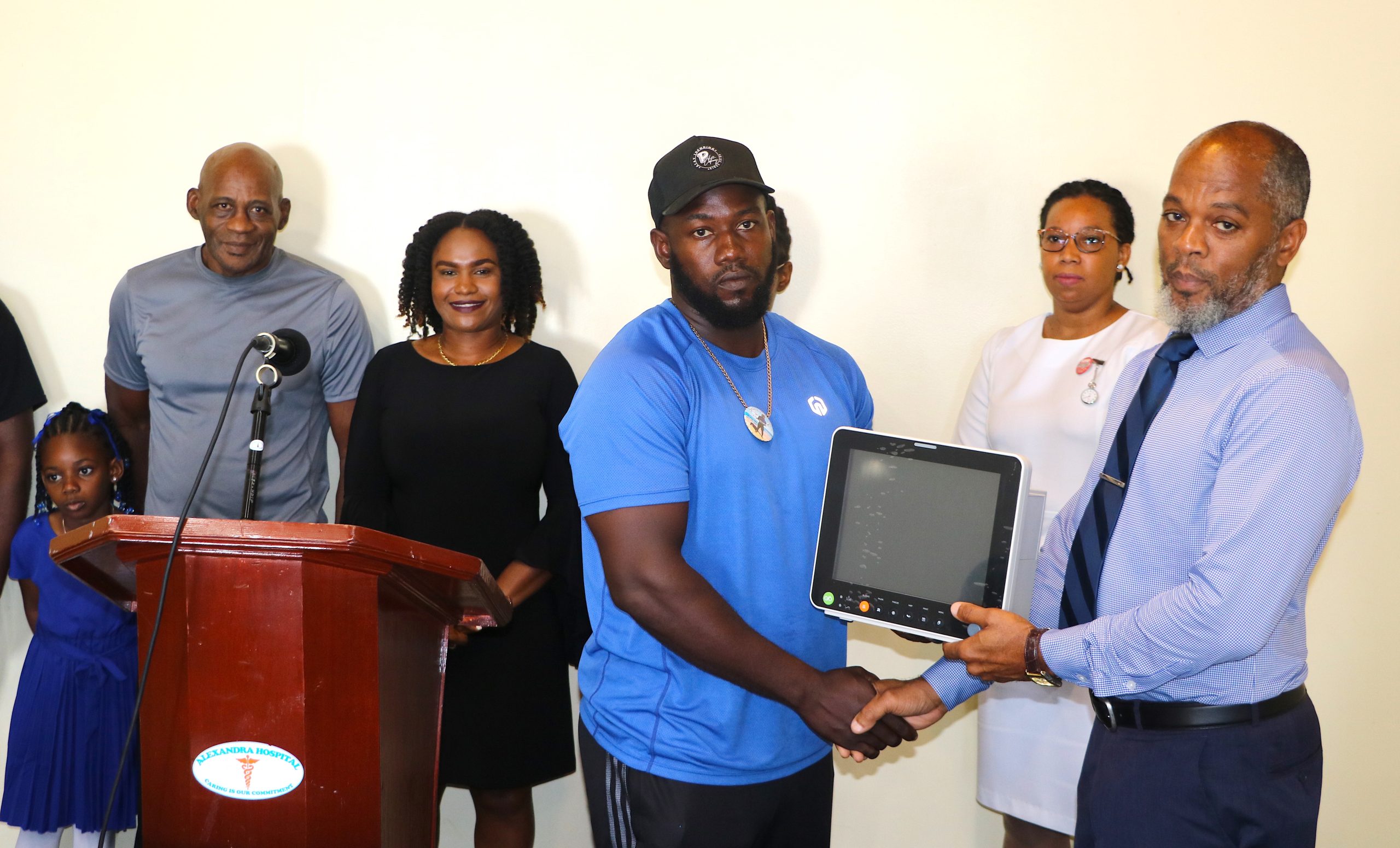 Family Donates Equipment to Alexandra Hospital in Memory of The Late Trevoy Liburd